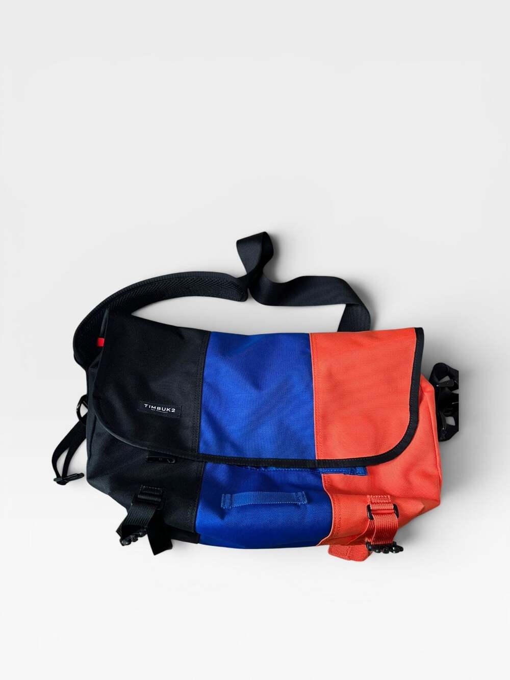 Timbuk2 Classic Messenger Bag Colorblock Black Blue Orange